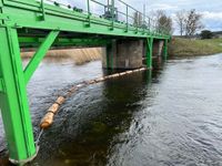 Bau von Schwimmsperren ASP-Abwehr | &Ouml;LF - &Ouml;kologischer Land- &amp; Forstbetrieb